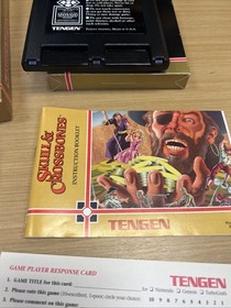 Skull & Crossbones (Nintendo NES 1990), CIB- Rare- original box tabs in tact!