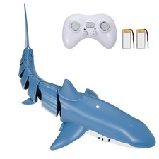 Remote Control Shark Toy, 2.4GHz High Simulation Shark RC Boat for Swimming Pool
