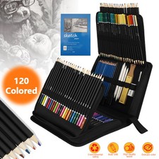 145PCS Professional Artist Pencils Set Drawing Sketching Colouring Art Kit Adult