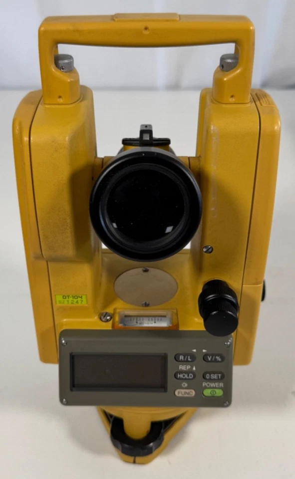 Teodolito Digital Topcon DT-104 com Estojo e Tripé - Imagem 4 de 4
