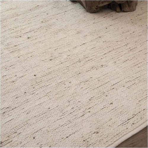 Uttermost Barhara 96x120" Coastal Hemp Reversible Rug in Beige - Picture 2 of 4