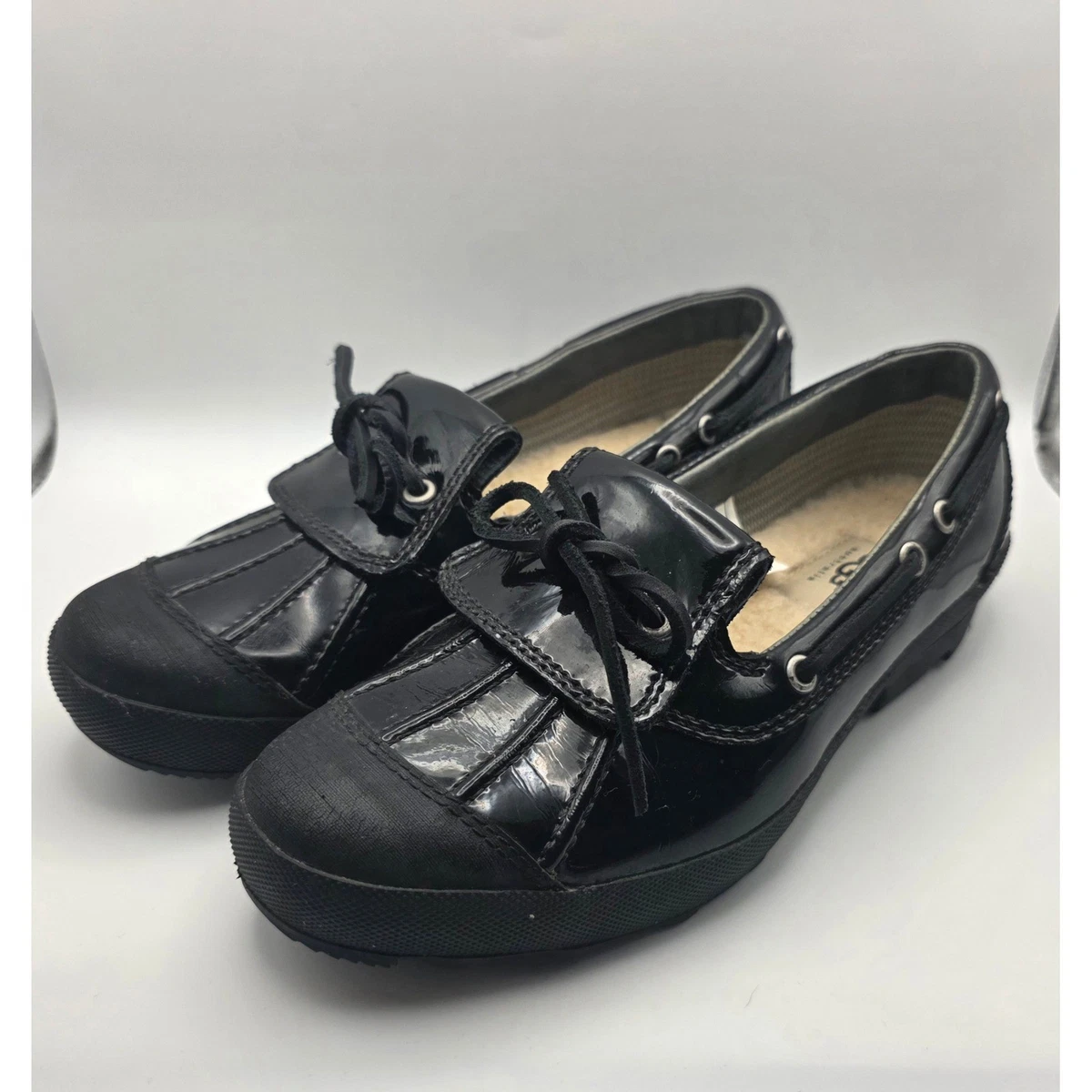 EUC - UGG Charlotte Patent Loafer - Size 8 UGG M Patent Leather Flats for Women for sale | eBay main image 3