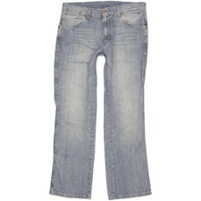 Wrangler Alaska Men Blue Straight Regular Jeans W34 L31 (106563)