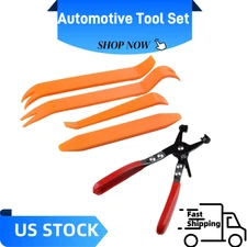 Automotive Ring-Type Repairing Tool Hose Clamp Pliers Trim Removal Pry Dismantle