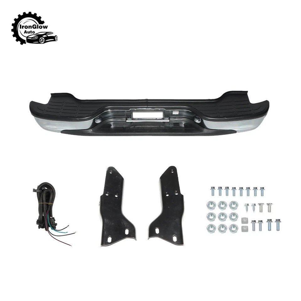 Complete Chrome Steel Rear Bumper For Chevy Tahoe Suburban/GMC Yukon 2000-2006 Foto 2 de 4
