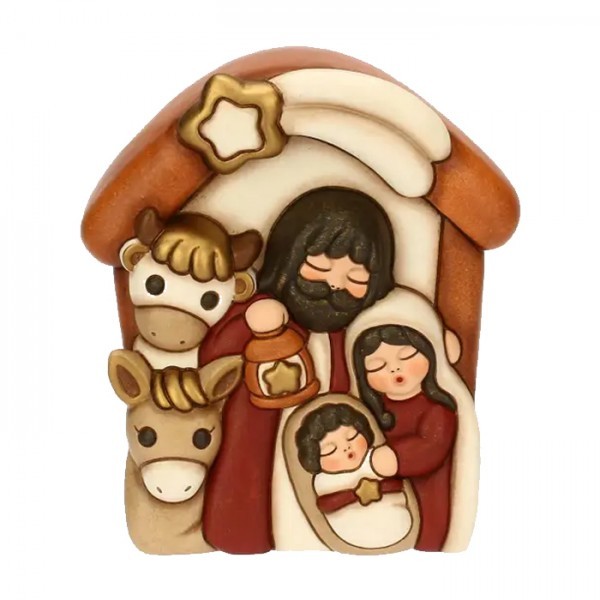Formella Sacra Famiglia Thun Presepe Classico T10495251A82