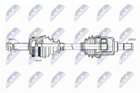 NEU - NTY NPW-KA-343 Antriebswelle FüR Hyundai KIA