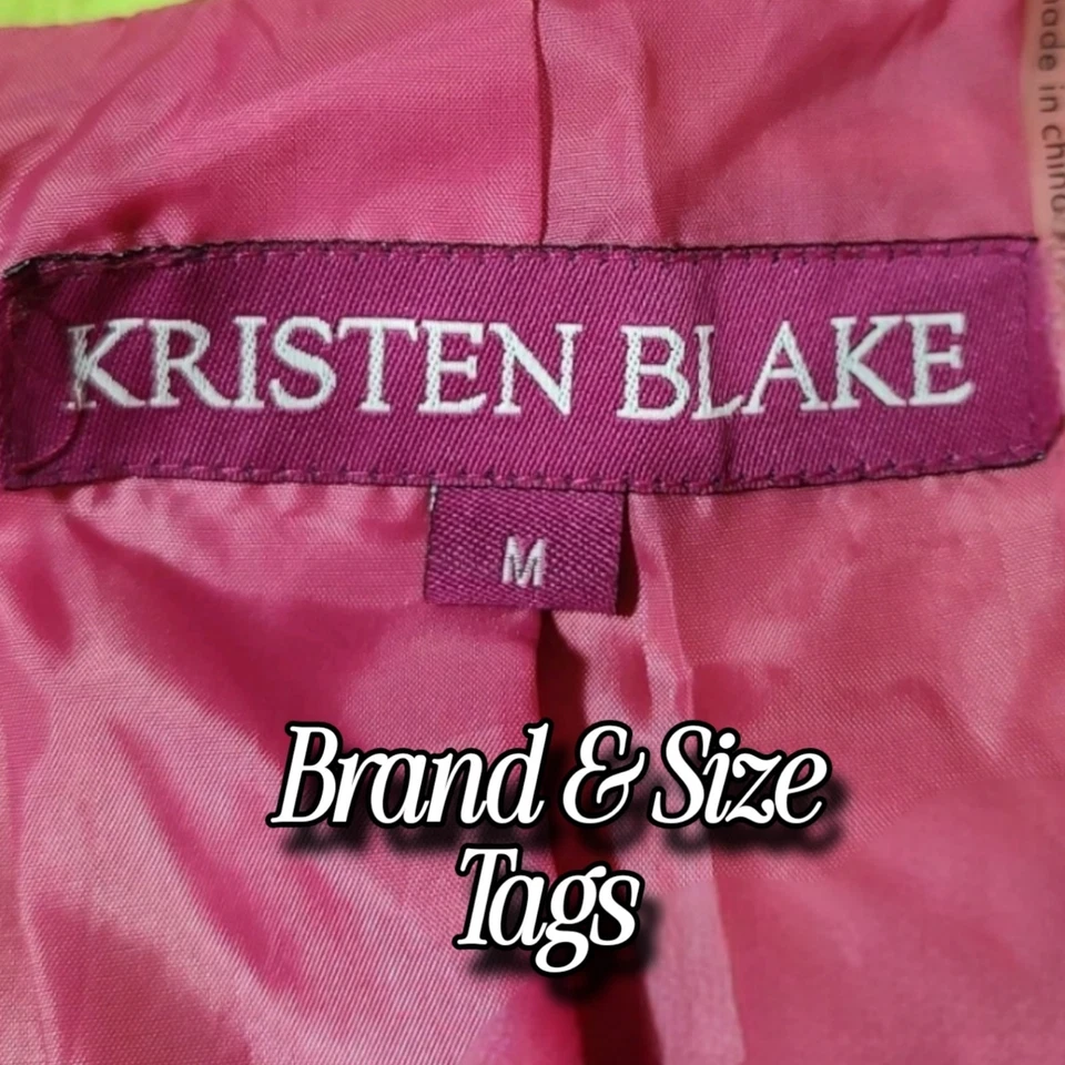 Kristen Blake Αδιάβροχο σε πράσινο χρώμα με λάιμ Γυναικείο Μέγεθος Μέσον  Foto 4 de 4