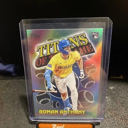 Topps Titans of the Game Roman Anthony Rookie Insert Boston Red Sox Card