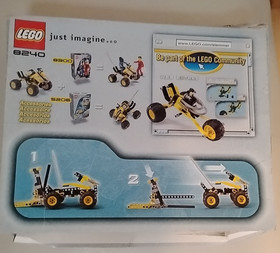 Lego Technic #8240 - SLAMMER STUNT BIKE - New Sealed Bags - open box -