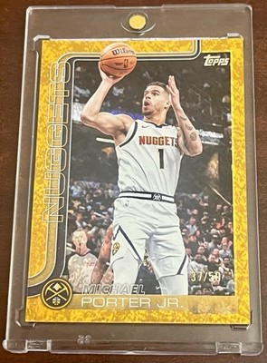 2025-26 Topps - Michael Porter Jr. #105 Gold Foilboard Season Tip-Off /50