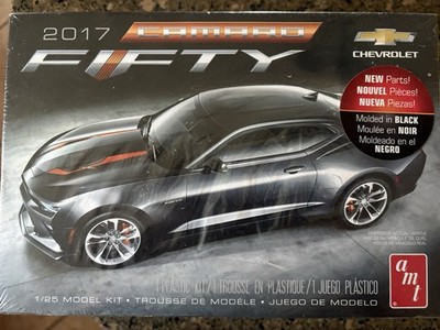 AMT 1:25 2017 Chevrolet Camaro Fifty Plastic Model Kit Molded in Black