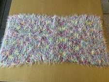 Bunter gestrickter Schal ca. 72 cm Mädchen 