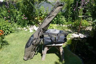 2 St. Quantum Set Angel-Reise-Ruten-Geräte-Tasche/n Karpfen Hecht Aal Schleie