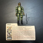 Gi Joe 3.75 Action Figure Stalker 1982 Straight Arm Complete W/Filecard L5