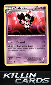 Gothorita 76/149 Pokemon Uncommon Boundaries Crossed Card LP