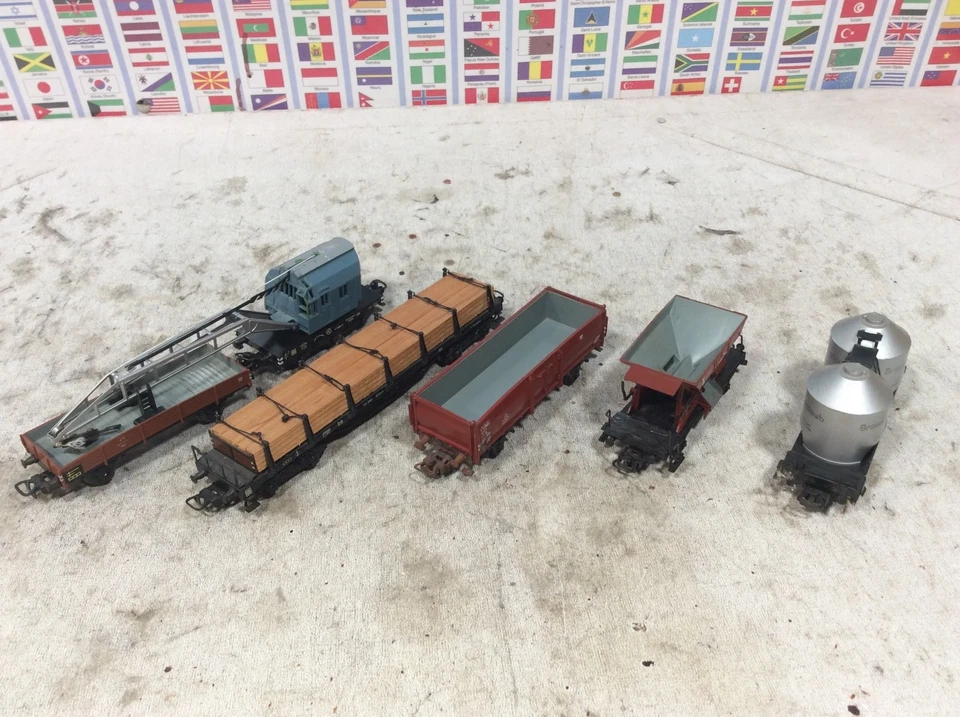 H0 Marklin 4516 / 4610 / 4611/4503/4911 / 4902  lot of  7  freight Cars - Image 3 of 4