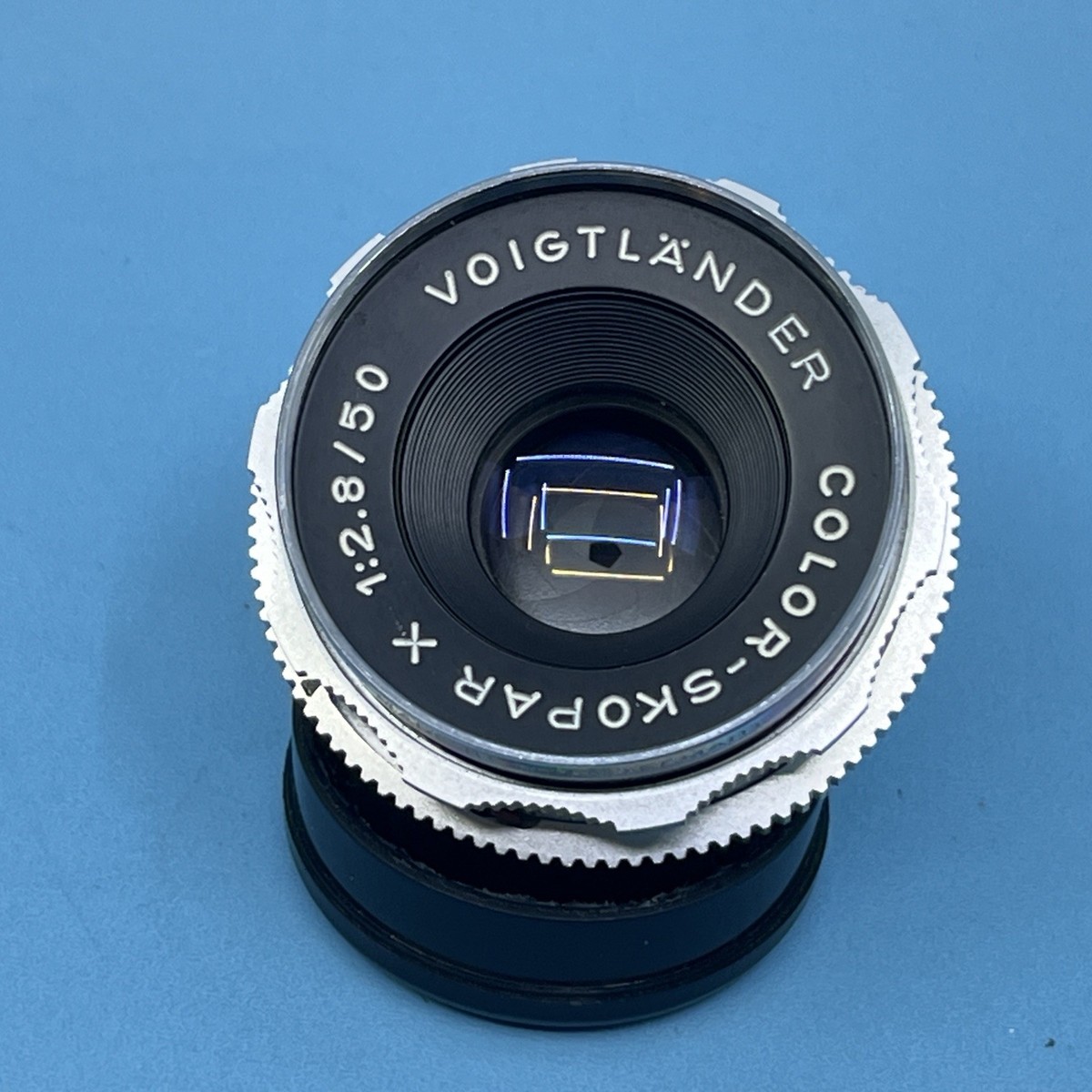 Near MINT] Voigtlander COLOR-SKOPAR X 50mm f/2.8 Silver lens