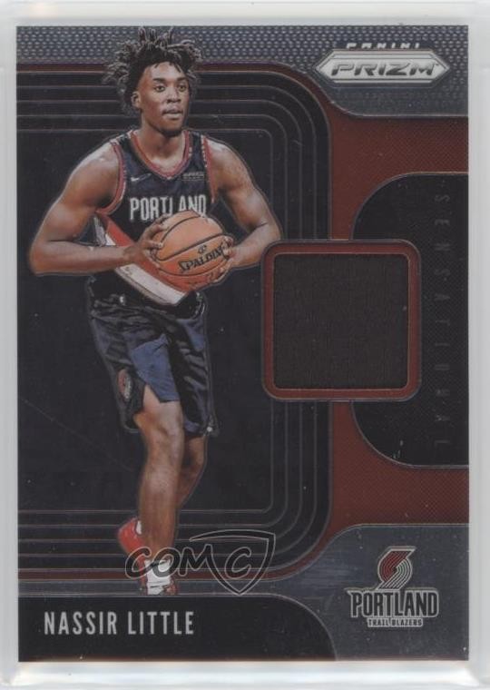 2019-20 Panini Prizm Sensational Swatches Jersey Nassir Little Rookie RC na4