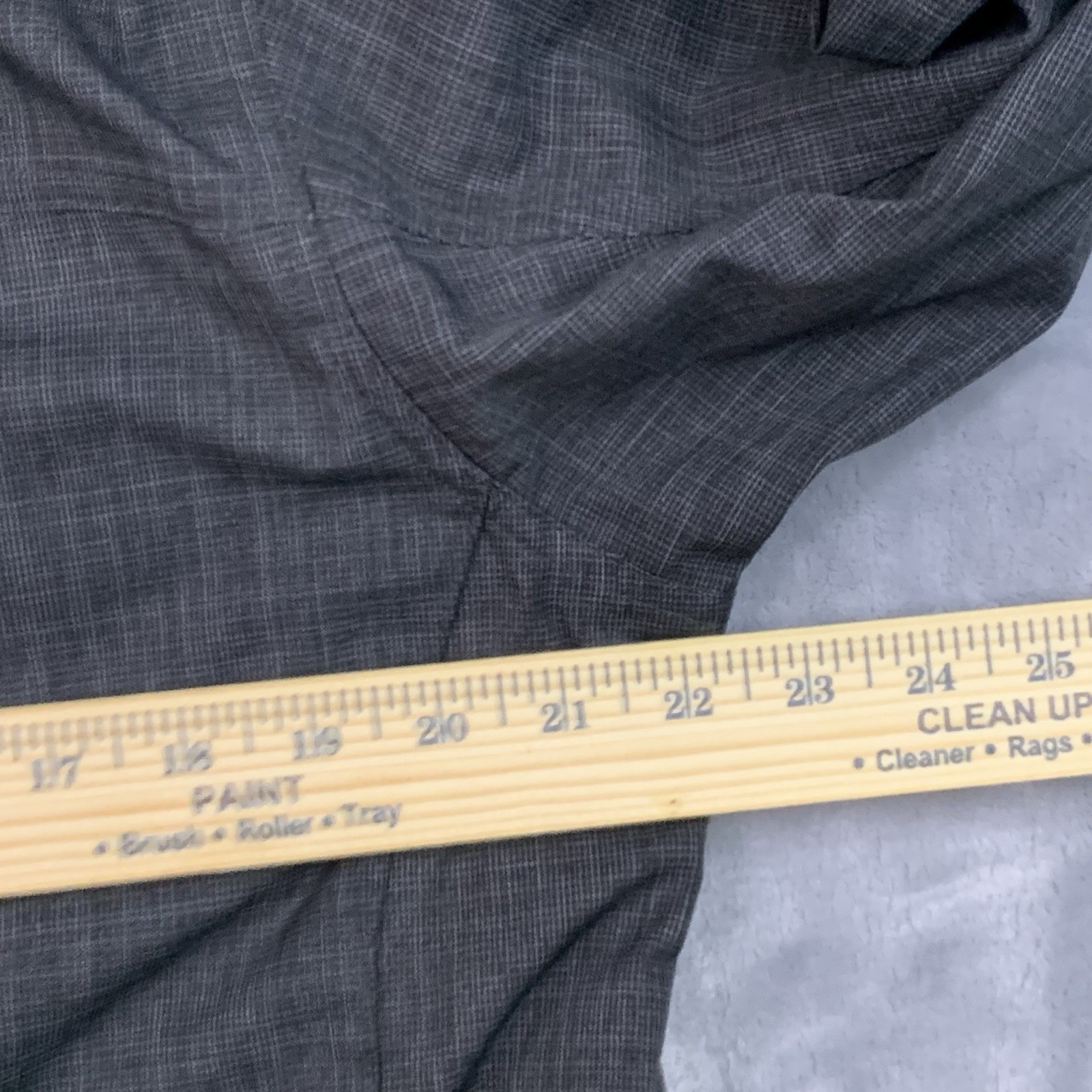 REI E1 Elements Nylon Softshell Charcoal Gray Ful… - image 4