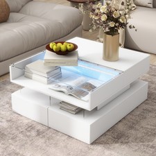 29.5'' Lift Top Coffee Table w/ Storage High-Gloss Coffee Table for Living Room