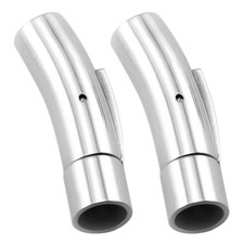 2 Pieces Clasps for Bracelets Cord End Caps Jewelry Making Supplies