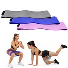 3 PCS Fabric Resistance Bands Loop Set Durable Fitness Booty Leg Exercise Gym