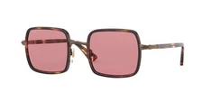 PERSOL PO2475S 10814R Brown Striped Bordeaux Green Violet 50 m Unisex Sunglasses