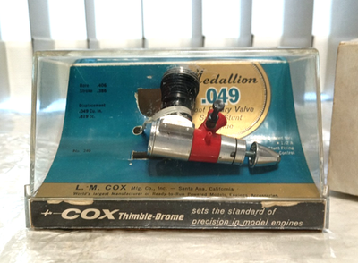 未飛行品 ミスアメリカ 049エンジン機 COX社製 Yahoo!オークション の (ホビーラジコン) エンジン」飛行機 「049 - ホビーラジコン