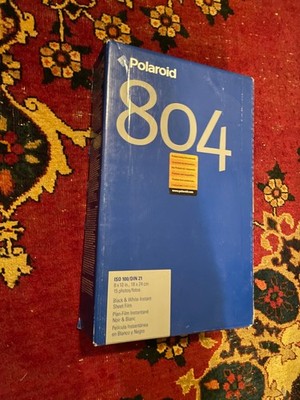 polaroid 804 film b&w unopened box expired discontinued film