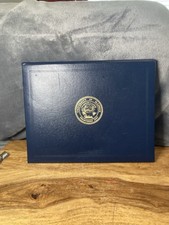 University Of Illinois Blue Diploma Holder Cover Red Interior