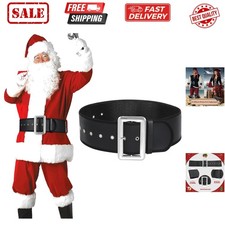 Santa Claus Belt for Adults - Black Pirate Belt for Cosplay  Novelty Costume...