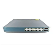 Cisco WS-C3560E-24PD-S, 1 Year Warranty and Free Ground Shipping