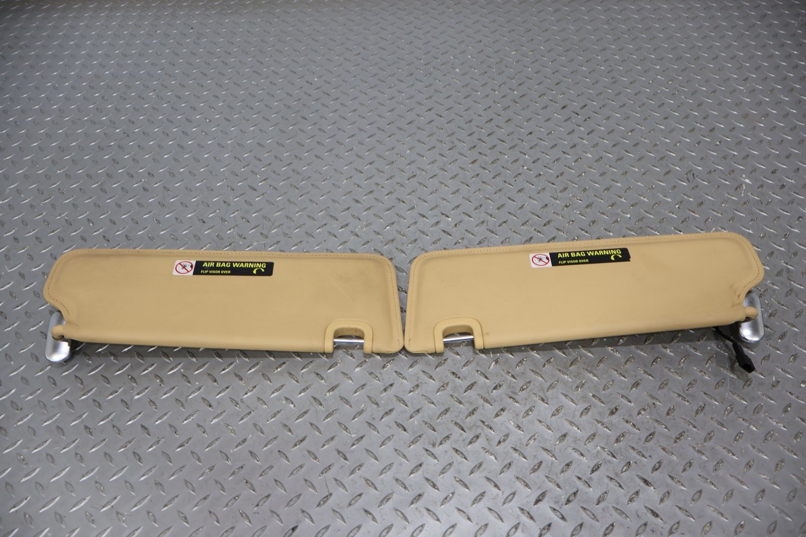 Bentley Continental GT 2003-2010 Left, right Sun visors Pair Cream