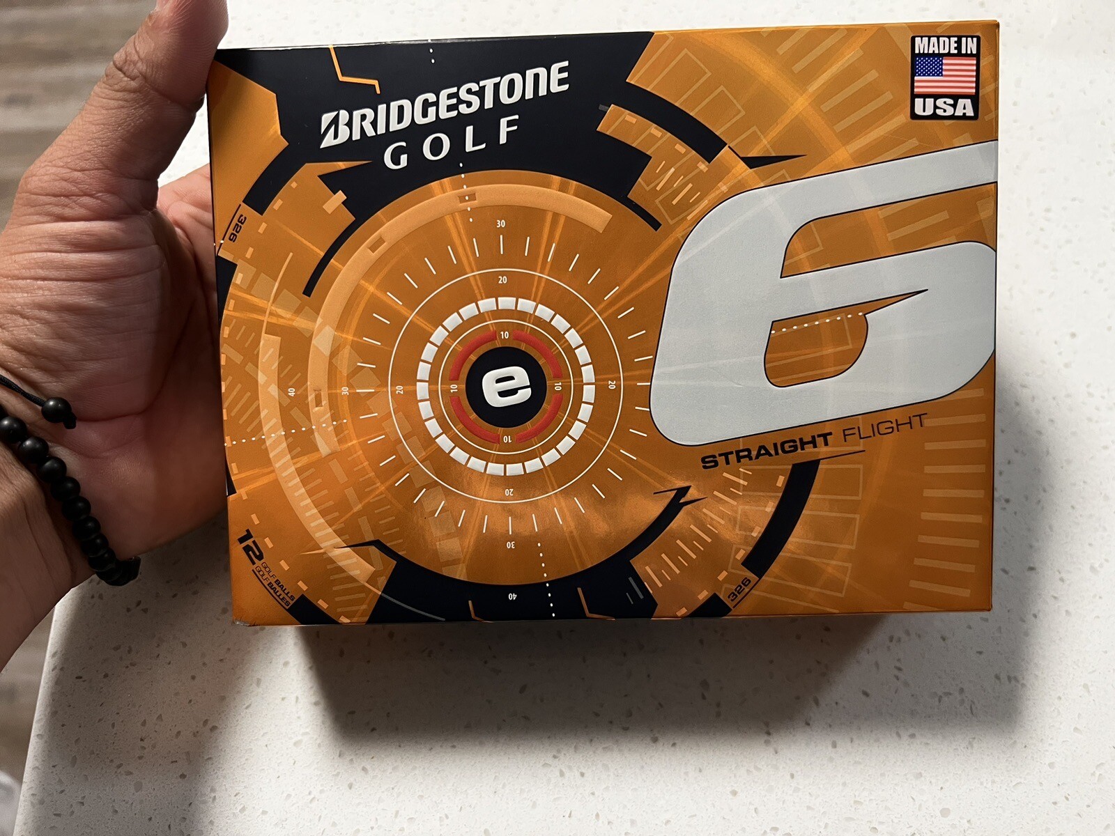Bridgestone e6 Straight Flight (Soft Core) (Low Spin) Golf Balls 3 Pack