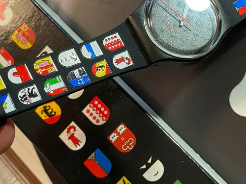 Swatch Gent Special D'SCHWIZER GZ286 - NEW RARE - Foto 7 di 9