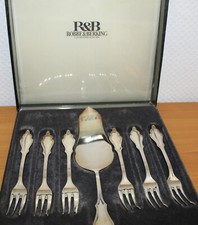 Robbe & Berking Louisenlund - Kuchengarnitur 7 tlg.  90 Hartglanz versilbert