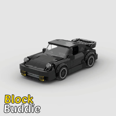 Porsche 911 Turbo Cabrio Sport MOC Auto Car Rennwagen - Klemmbausteine Geschenk