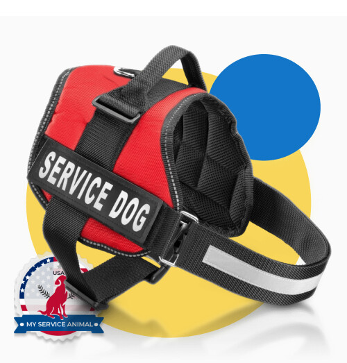 Service Dog No Pull Reflective Harness All Sizes ADA Vest