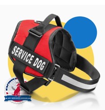 Service Dog No Pull Reflective Harness All Sizes ADA Vest