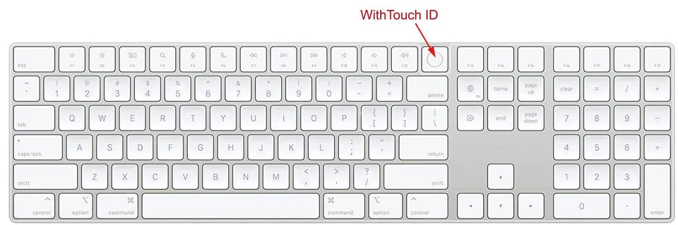 Ultra Thin TPU Keyboard Cover Skin for Magic Keyboard with Numeric Keypad imac24 - Image 3 of 4