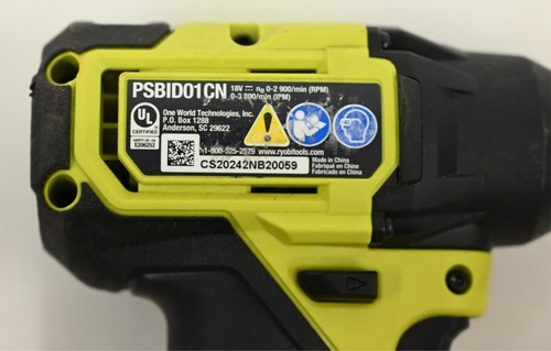 Ryobi PSBID01CN ONE+ HP 18 V bürstenloser kabelloser kompakter Schlagschrauber (nur Werkzeug) - Bild 3 von 6