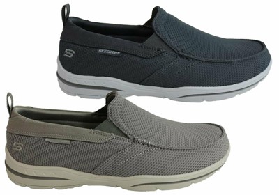 skechers mens wide fit memory foam