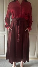 Women' dress by Zara, stylish, maxi, burgundy & red color, new with tags.