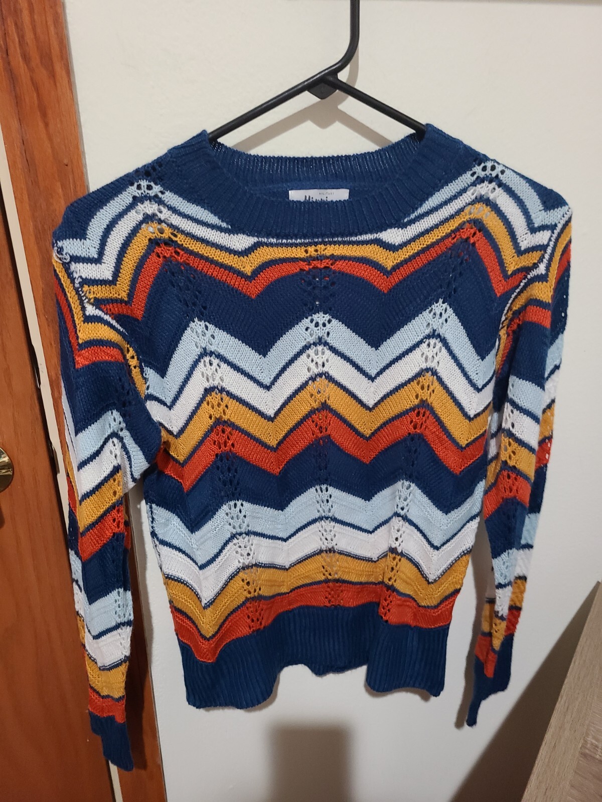 Military Hippie Womens multi color Knit 