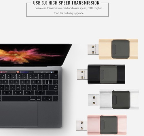 2TB 1TB 512GB 3 in1 USB 3.0 Flash Drive Speicherstick für iPhone Android iPad PC - Bild 8 von 14