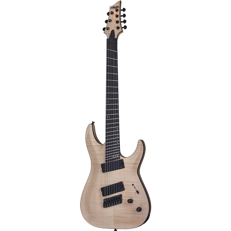 Guitarra Schecter C-7 Multiscale SLS Elite Gloss Natural 7 Cordas + Estojo Rígido - Imagem 2 de 4
