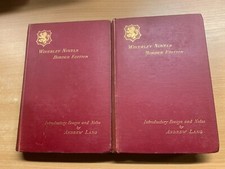 RARE 1893 WALTER SCOTT THE ANTIQUARY ANDREW LANG NOTES VOLS 1 & 2 BOOKS (P8)