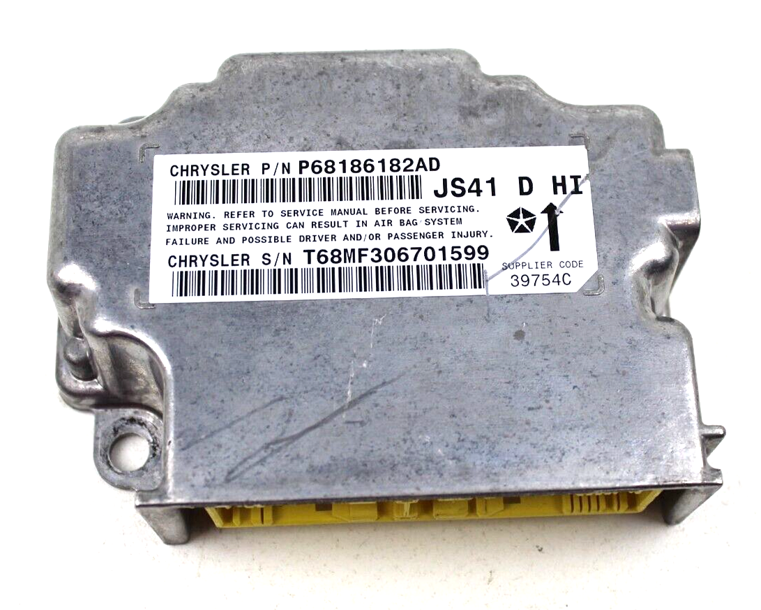 2011 - 2014 Chrysler 200 SRS Computer Control Module P68186182AD