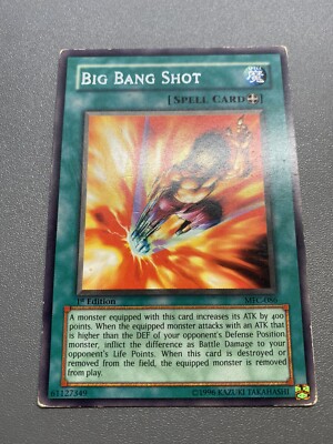 Yu-Gi-Oh! Big Bang Shot Rare 1st Edition MFC-086 HP | eBay